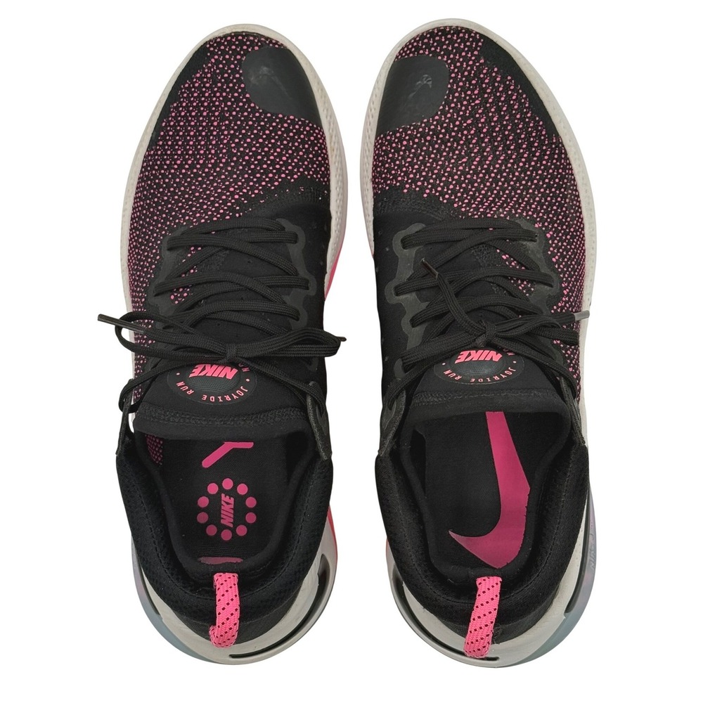 Nike Joyride Run Flyknit Women's Size 9.5 Black Pink Running Shoes AQ2730-003 - Picture 6 of 8